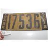 Image 1 : VERY CLEAN 1916 SASKATCHEWAN 1916 LICENSE PLATE,,