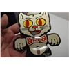 Image 2 : NOS MITTAN LICENSE PLATE TOPPER SIGN . MOVING EYES AND TONGUE