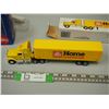 Image 3 : (2X THE MONEY) Siku Tipper Truck Semi + Trailer 1/55scale, Home Hardware International Truck Semi