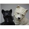 Image 2 : Black & White Scotch Whiskey Display Scottie Dogs (13 3/4" L x 9 1/2" H) Brentleigh Ware