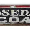 Image 3 : Vintage Rosedale Coal Tin Sign (24" x 72")