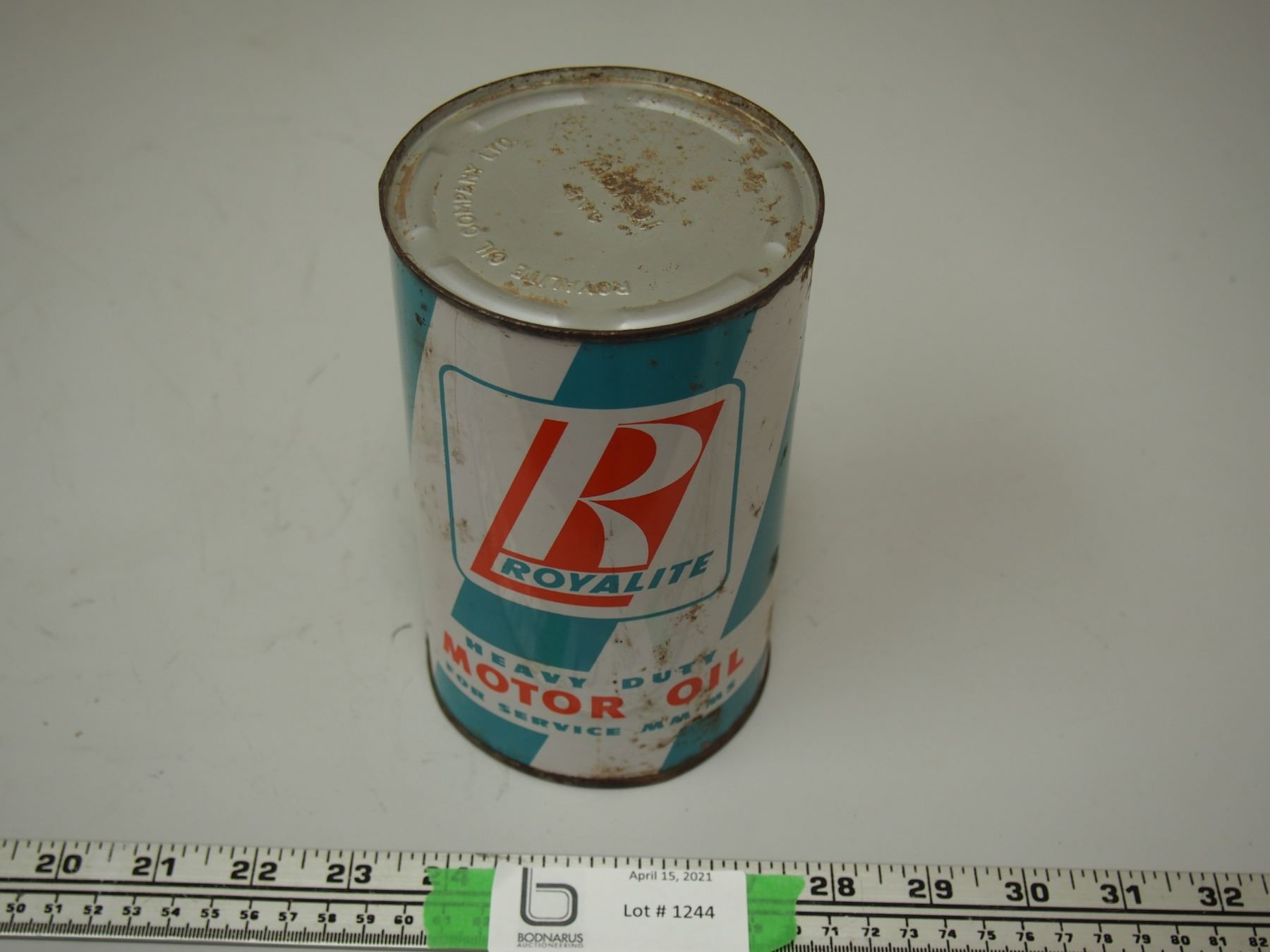 Royalite Racing Oil Royalite Heavy Duty Motor Oil Full One Imperial Quart Can