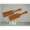 Image 1 : (2X THE MONEY) Vintage But' R Ball Butter Paddles