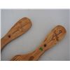 Image 2 : (2X THE MONEY) Vintage But' R Ball Butter Paddles