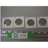 Image 1 : (4) Canadian 50 cent coins 1980, 98, 84
