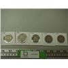 Image 1 : (5) Canadian 50 cent coins 1980, 82, 83, 84