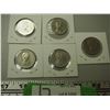 Image 4 : (5) Canadian 50 cent coins 1980, 82, 83, 84