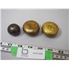 Image 1 : Brass Bed Knobs with Brass Ball