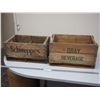 Image 1 : (2X THE MONEY) Grey Beverages and Schweppes Wooden Crates