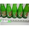 Image 3 : Lot of 9 Vintage 7 Up Bottles Winnipeg, Brandon, Regina, Yorkton, Vancouver
