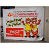 Image 1 : 1989 Jeux Canada Gamers Coca Cola Banner (55" x 71")