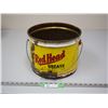 Image 1 : Vintage 25 lb Red Head Grease Pail (no lid)