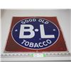 Image 1 : B.L. Tobacco Porcelain Sign (17 3/4" x 18")