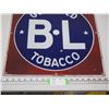 Image 3 : B.L. Tobacco Porcelain Sign (17 3/4" x 18")