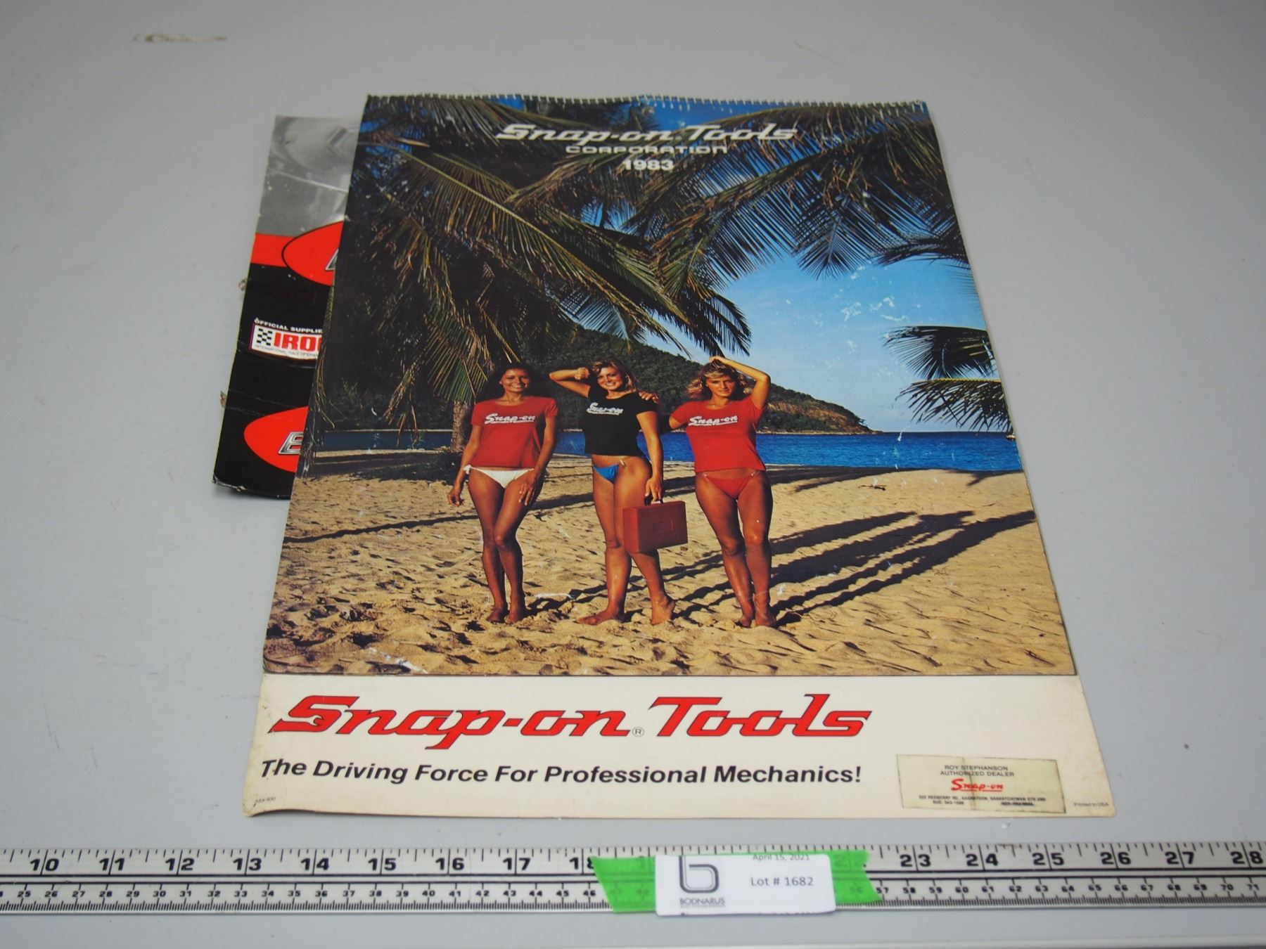 1983 Snap On Calendar Bodnarus Auctioneering 1983 Snap On Calendar Bodnarus Auctioneering