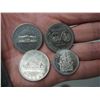 Image 2 : Lot of Canadian 1 Dollar Coins 1873-1973, 1874-1974, 1969 and 1997 50 Cent Coin