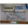 Image 3 : (3X THE MONEY) Herpa Toy Airplanes (3) (NIB) 1/500 Scale
