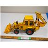 Image 1 : Case Construction King 580B with Loader and Backhoe (16" long) Made in W. Germany by Gesha