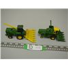 Image 1 : (2X THE MONEY) Ertl John Deere 95 Combine and Ertl John Deere 6910 Forage Harvester (5 1/4" and..
