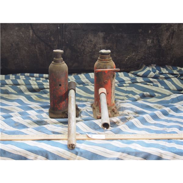 2X THE MONEY - Bottle Jacks (One is 12 Ton) BOTH WORKING