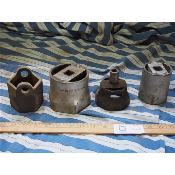 3 1/2" Socket Plus 3 Other Sockets