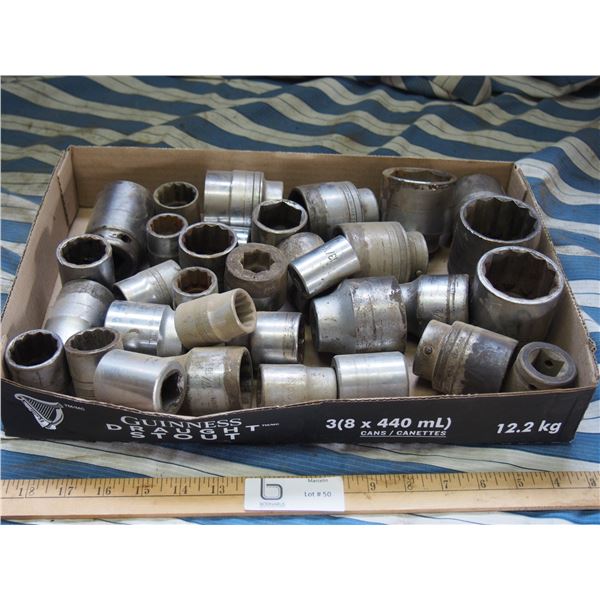 Misc Sockets (Some Are Snap On Up To 2")