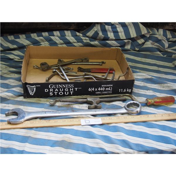 1 7/16" Large Wrench Plus Other Tools