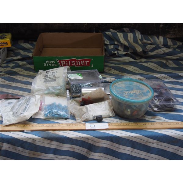 Heat Shrink Crimps, Wood Screws and Misc