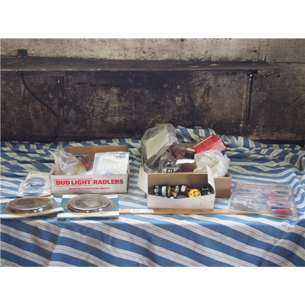 2X THE MONEY - Electrical Cord Ends, Alligator Clips, Exhaust Pipe Flange Rings and Misc