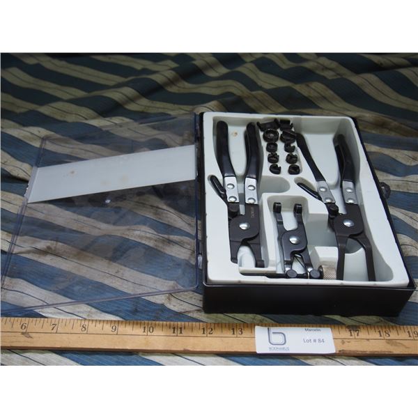 Hose Clamp Plier Set in Case