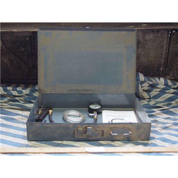 Fuel Injector Pressure Test Kit in Metal Case