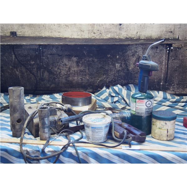 Coleman Propane Torch, Timing Light, Special Sockets and Misc