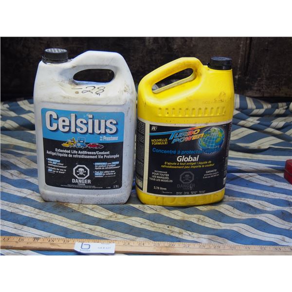 2X THE MONEY - Close to Full Antifreeze 4L Jugs