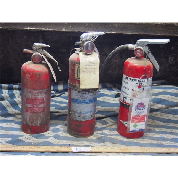 3 Fire Extinguishers