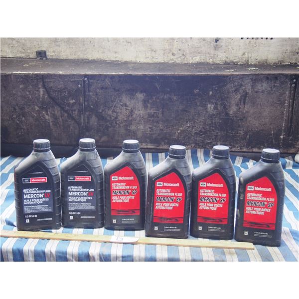6X THE MONEY - NOS 6 1L Motor Craft Auto Trans Fluid Mercon SP ALL SEALED