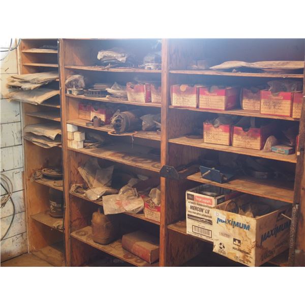 All Auto Related Parts (SHELF NOT INCLUDED)