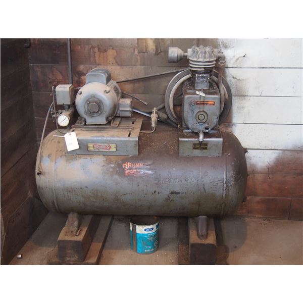 Brunner 1-1/2HP 300psi Air Compressor (NEEDS TO BE DISCONECTED
