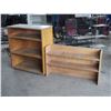 Image 1 : 2 Wooden Store Shelving (Tall Unit: 32 by 16 by 37" T)