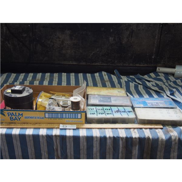 NOS Rubber, Metal Washers, Springs, E Clips and misc