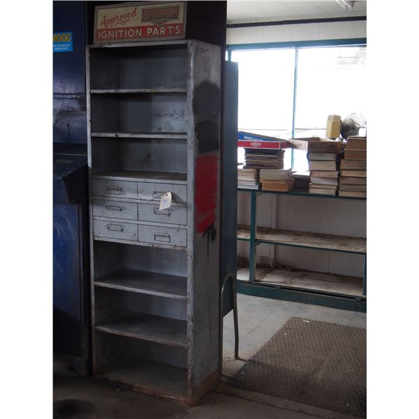 Sorensen Ignition Parts Metal Cabinet 25 by 80"T