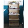 Image 1 : Wooden Storage Display Rack 23 by 59.5" T