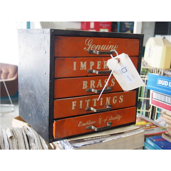 Genuine Imperial Brass Fittings Metal Display WITH CONTENTS 11.