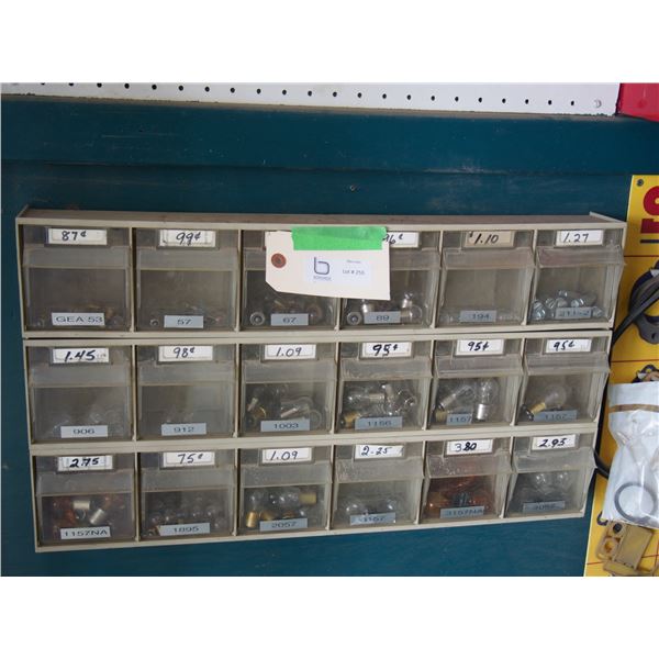 Plastic Display Rack with Auto Light Bulbs