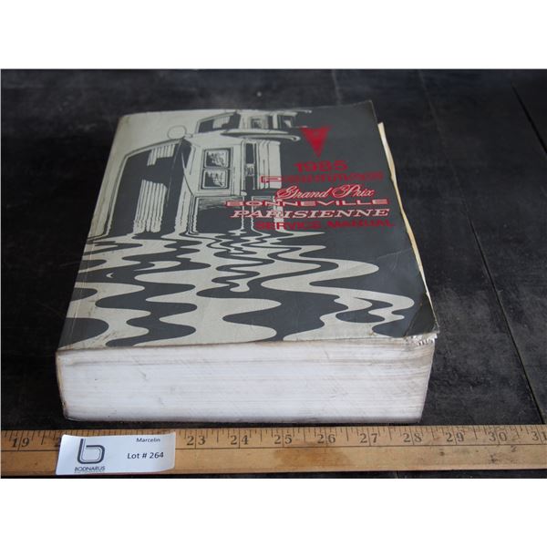 1985 Pontiac Gran Prix, Bonneville Parisienne Service Manual