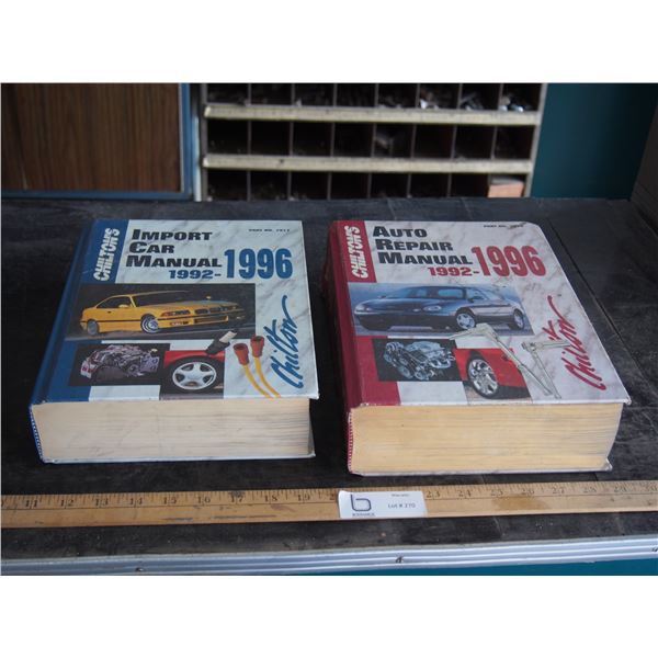 2X THE MONEY - Chilton's Auto Repair Manuals 1992-1966