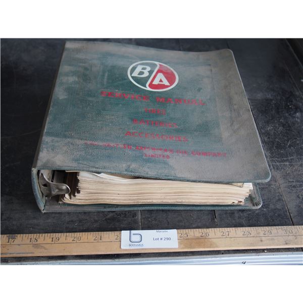 B/A Binder with Auto Technical Info