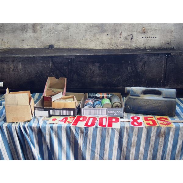 Autolene Lubricating Oil, Dressing, Cleaner, Label Lettering