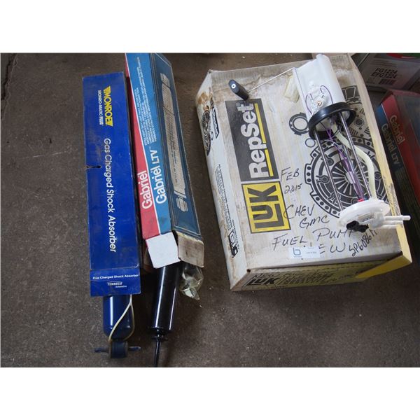 NOS Chev GMC Fuel Pump and 2 Shocks