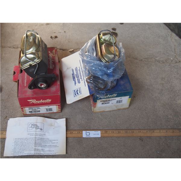 2X THE MONEY - NOS Brake Fluid Master Cylinders Reservoirs