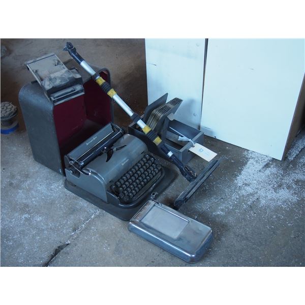 Typewriter Remington and Misc